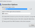 WHS Outlook Connection Options (WHS Outlook Connector)