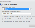 WHS Money Connection Options (WHS Money Connector)